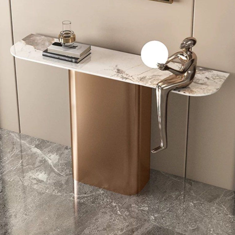 VASHTI Modern Sintered Stone Console Table