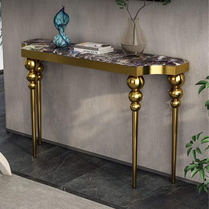 OSIRIS Modern Crystal Console Table