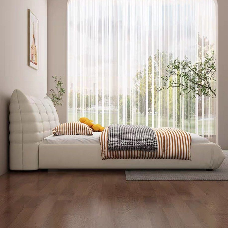 BELVIN Modern Leather Bedframe