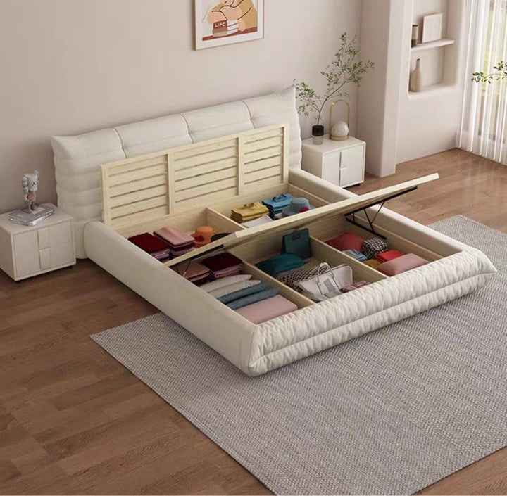 BELVIN Modern Leather Bedframe