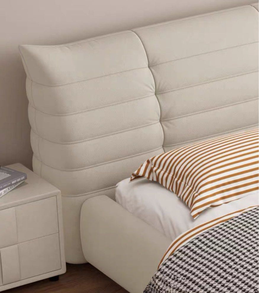 BELVIN Modern Leather Bedframe