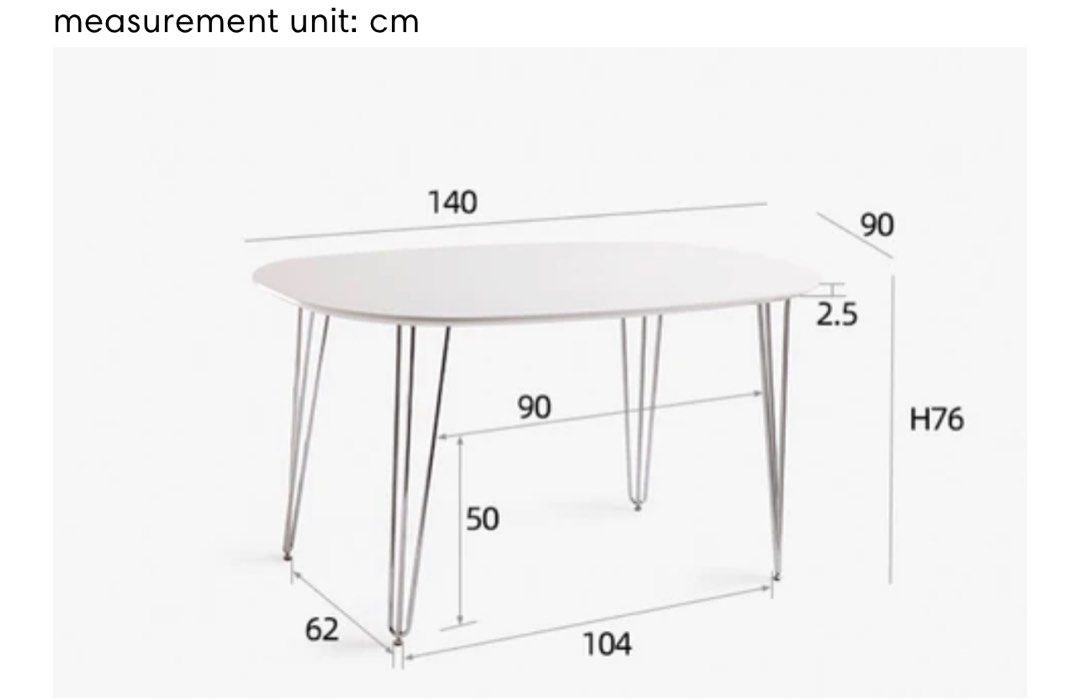 GIOVANNI Modern Dining Table
