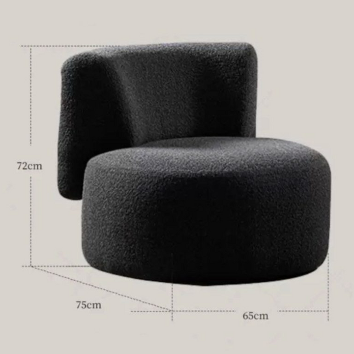 SADIE Modern Boucle Lounge Chair