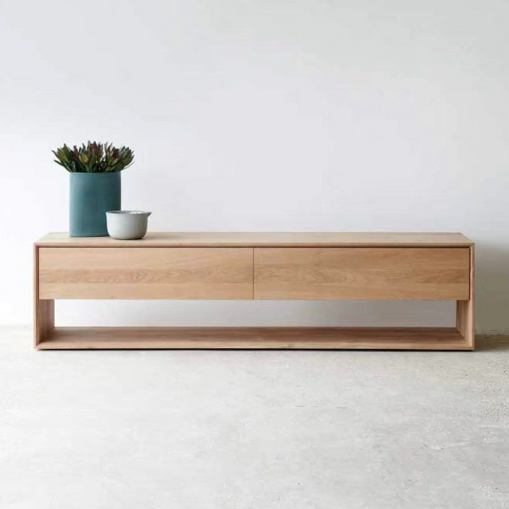 KALLUS Modern Solid Wood TV Console