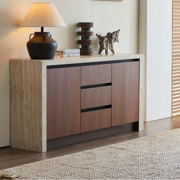 BETERN Modern Travertine Sideboard
