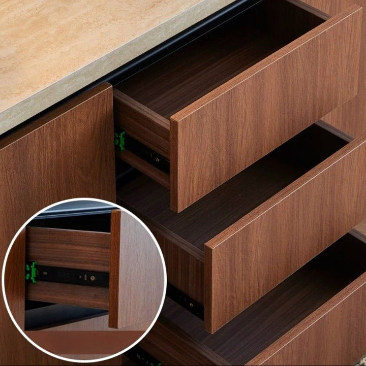 BETERN Modern Travertine Sideboard