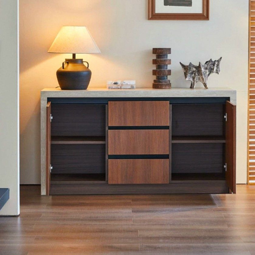 BETERN Modern Travertine Sideboard