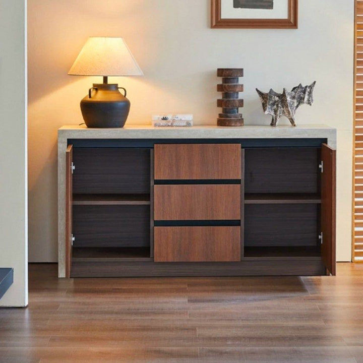 BETERN Modern Travertine Sideboard
