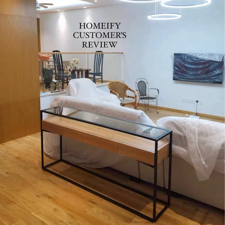 BARRETT Industrial Console Table