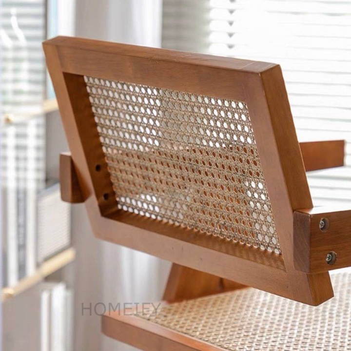 SANTAL Scandinavian Wood Bar Stool