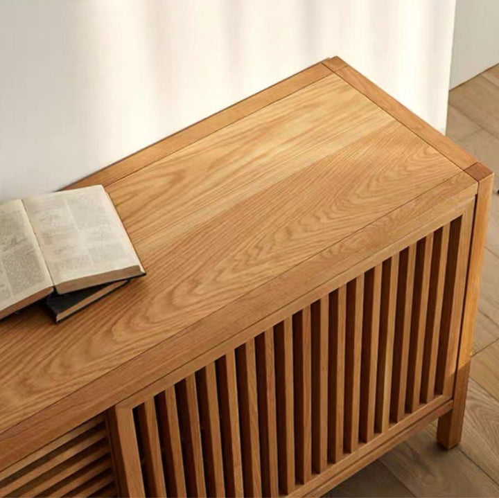 HOZIN Japandi Solid Wood Sideboard