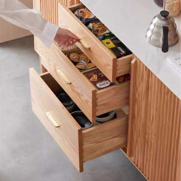 INES Solid Wood Sideboard