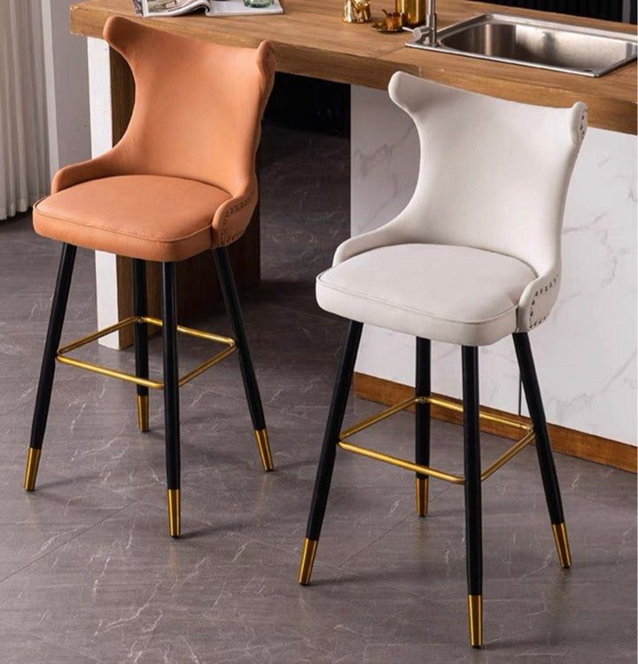 ARIA Modern Velvet Bar Stool