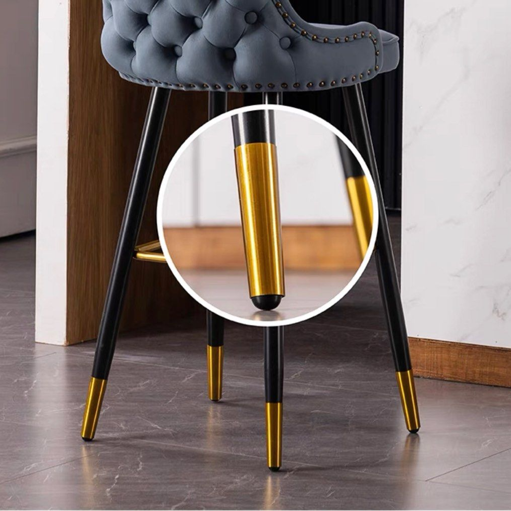 ARIA Modern Velvet Bar Stool
