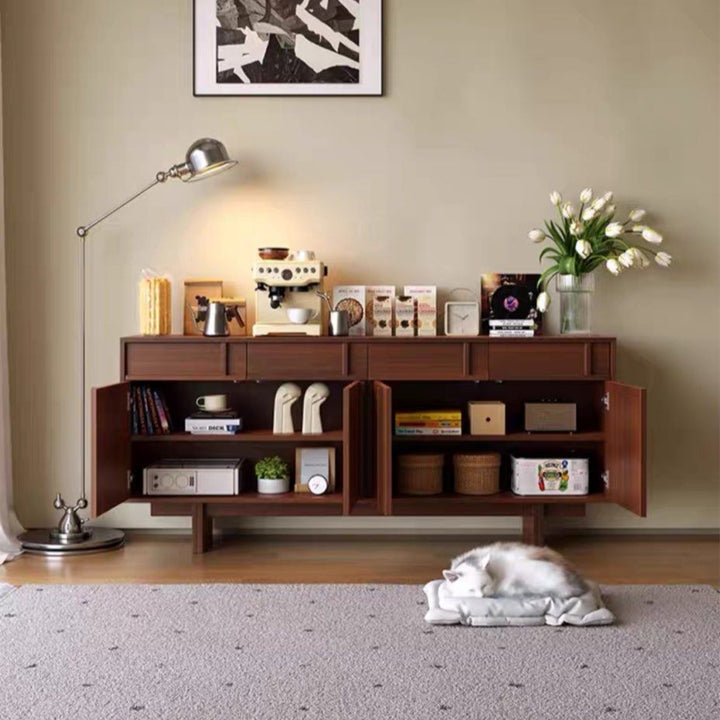 ALBA Solid Wood Walnut Sideboard