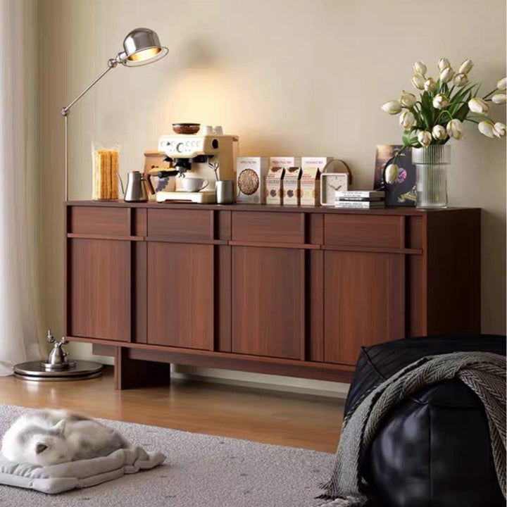 ALBA Solid Wood Walnut Sideboard