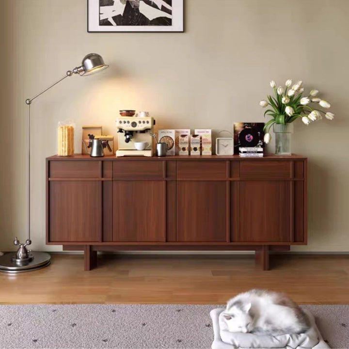 ALBA Solid Wood Walnut Sideboard