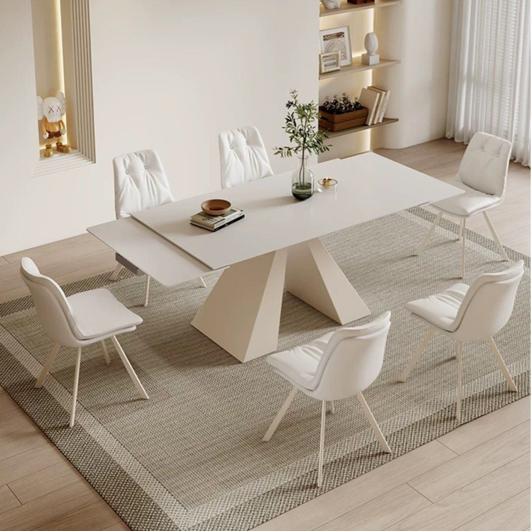 BLANCA Modern Extendable Sintered Stone Dining Table