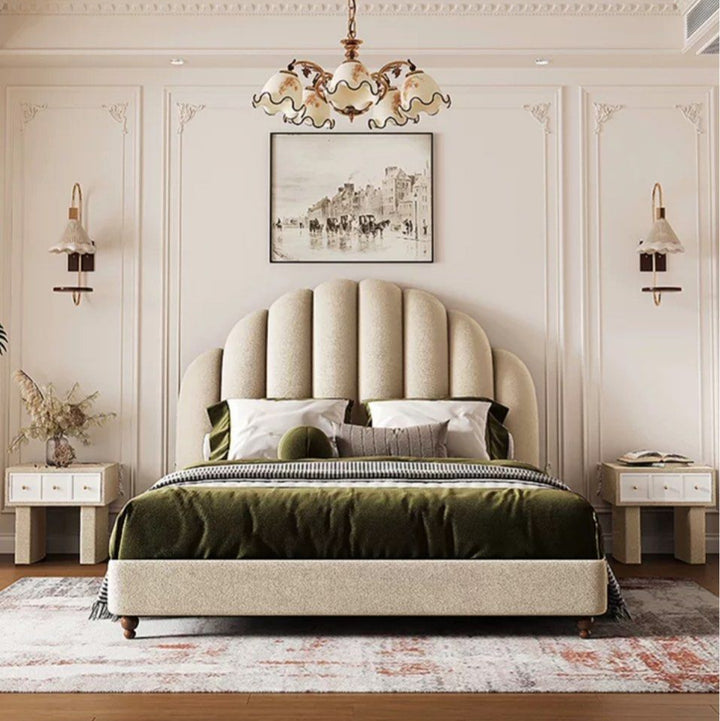 BLANCASA Victorian Velvet Bedframe