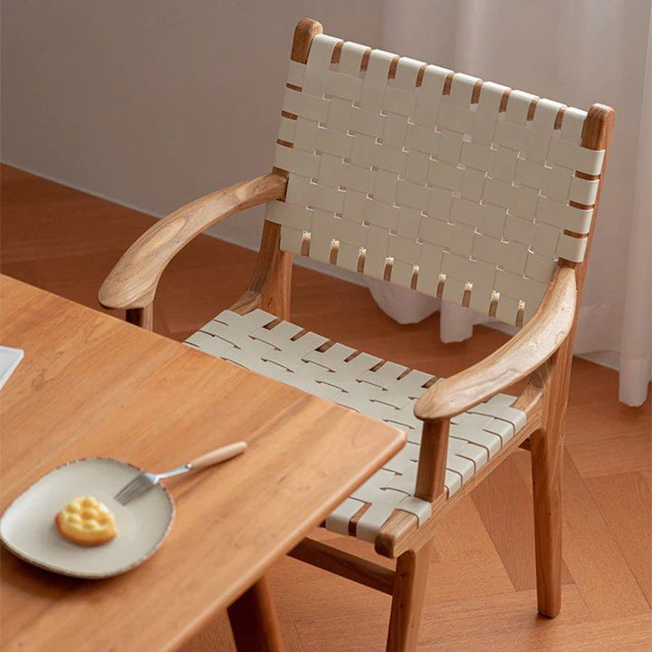MALAK Faux Leather Dining Chair