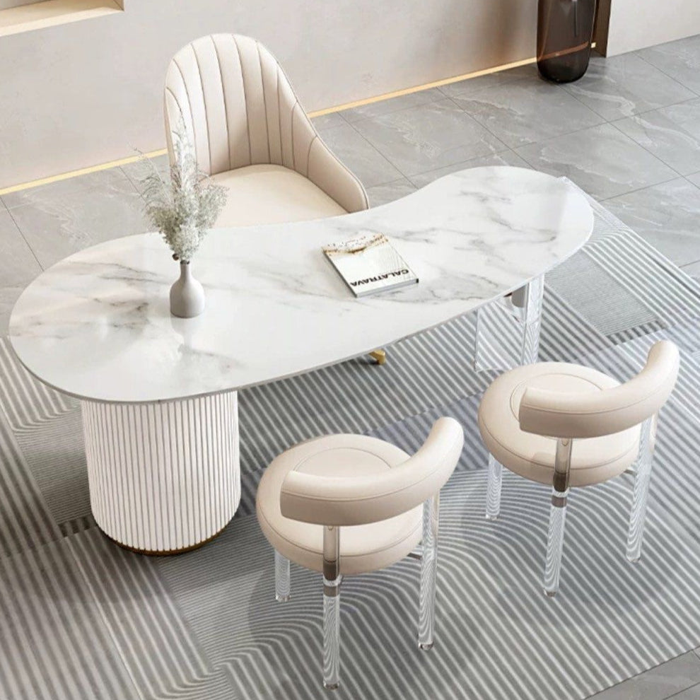 REUBEN Modern Sintered Stone Study Desk