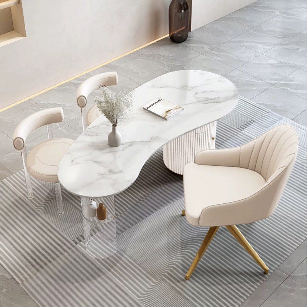 REUBEN Modern Sintered Stone Study Desk