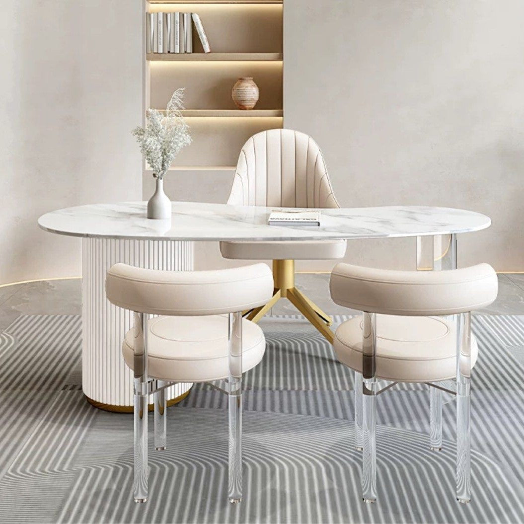 REUBEN Modern Sintered Stone Study Desk