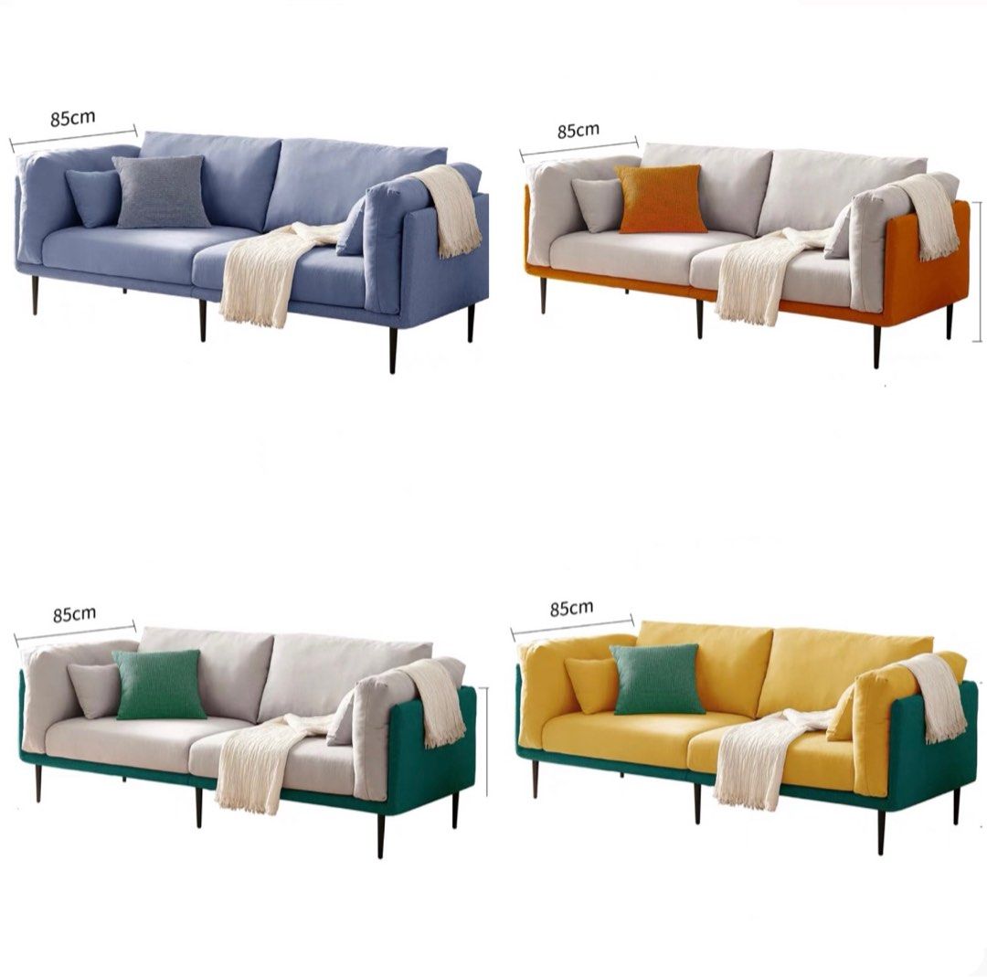 HARVELLA Modern Fabric Sofa