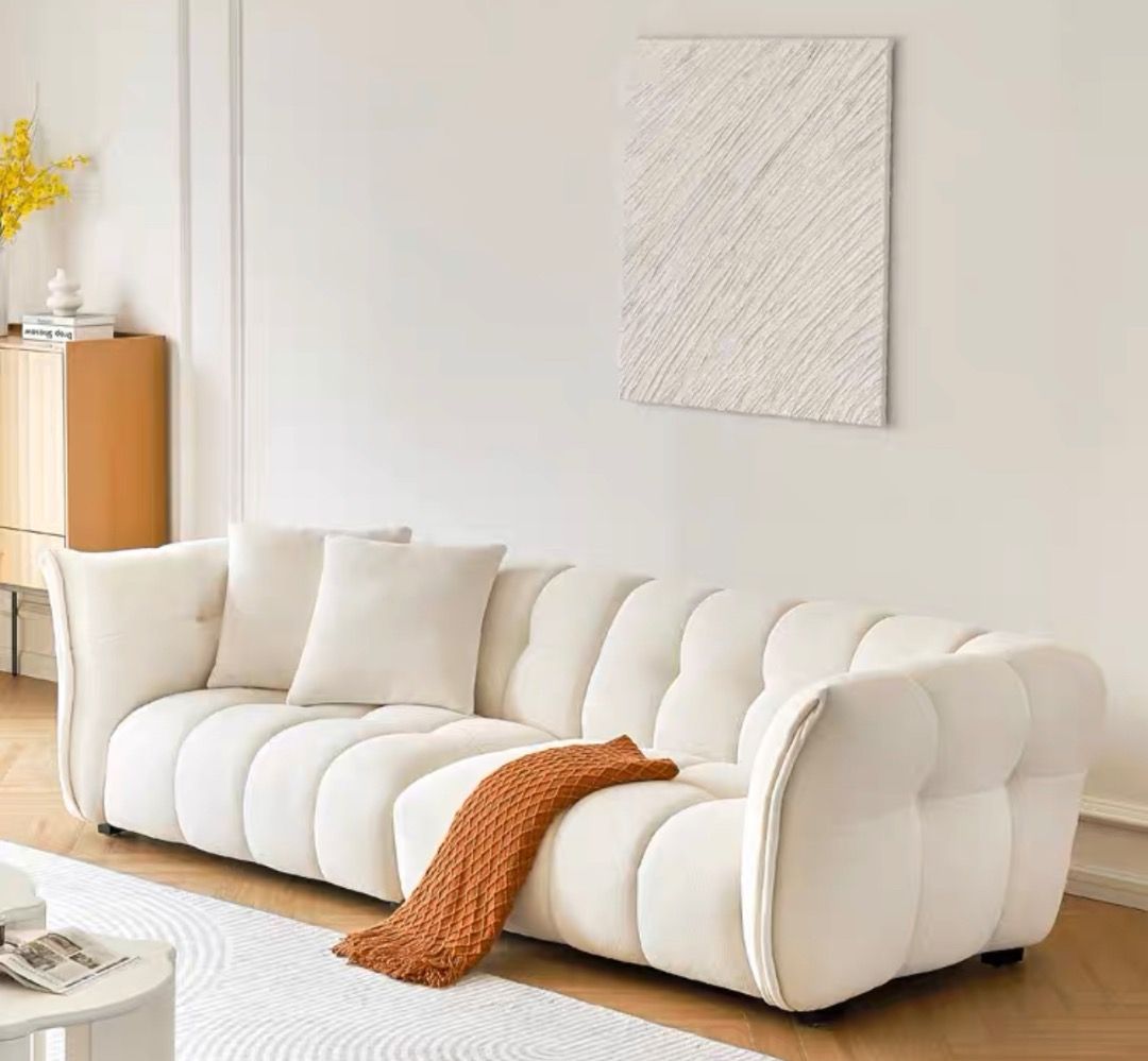 LORIVEN Modern Boucle Fabric Sofa