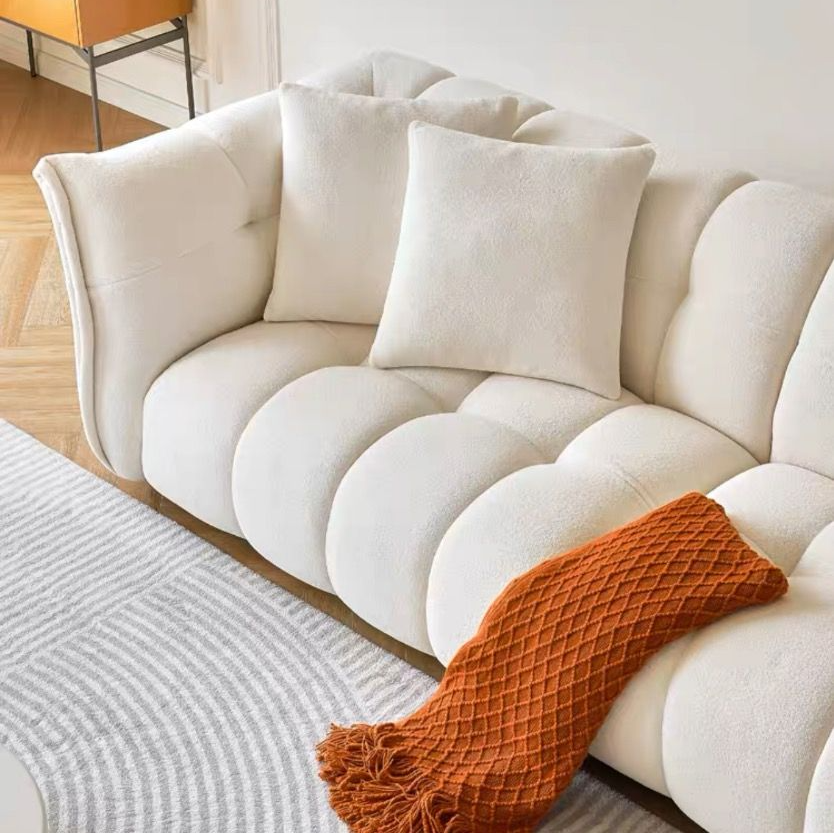 LORIVEN Modern Boucle Fabric Sofa