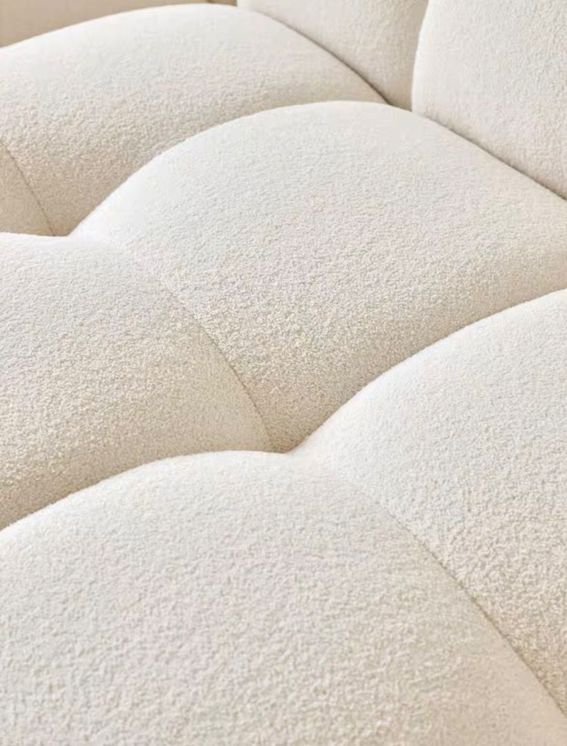 LORIVEN Modern Boucle Fabric Sofa