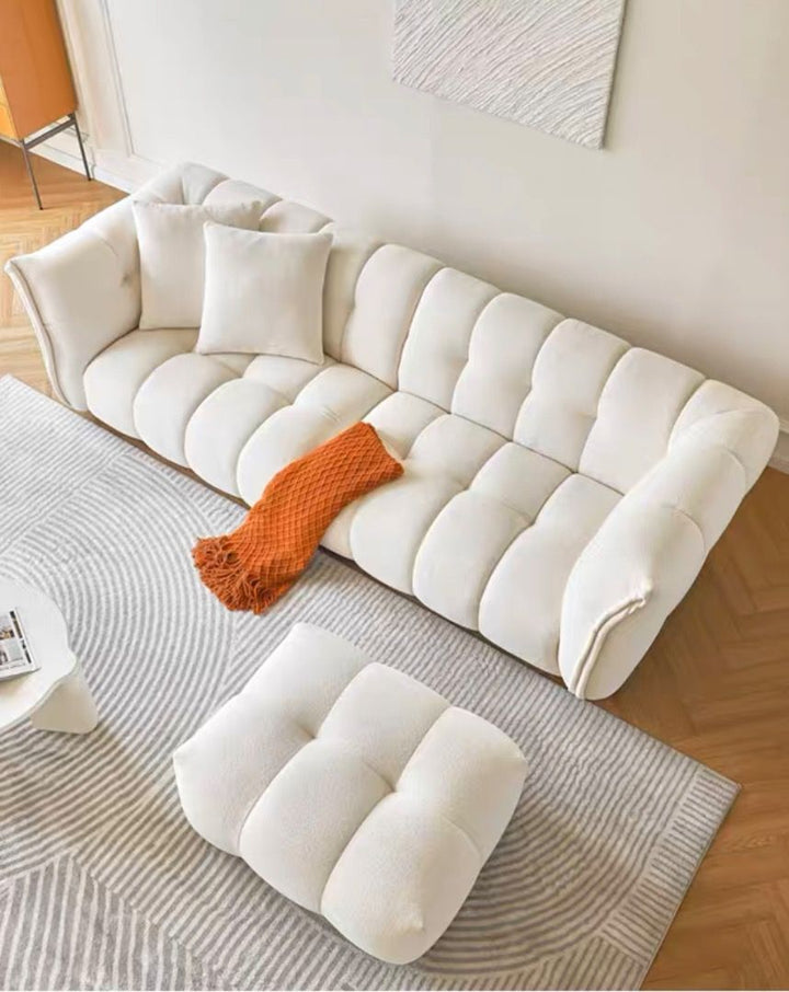 LORIVEN Modern Boucle Fabric Sofa