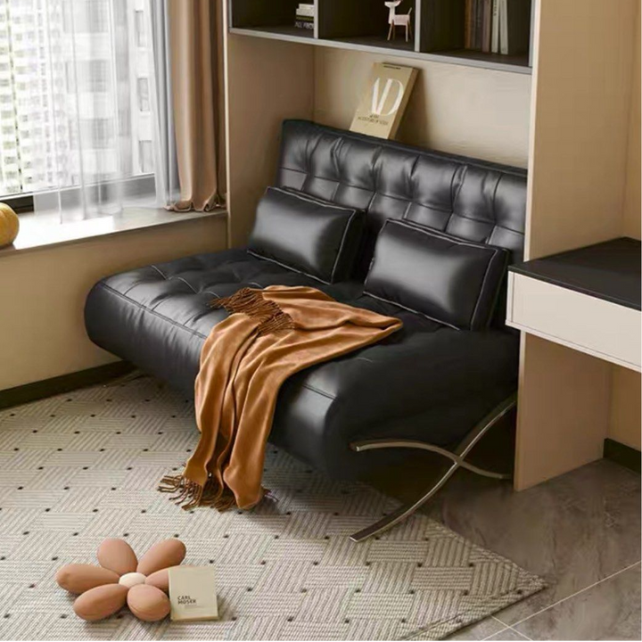 HESTRA Modern Leather Sofa Bed
