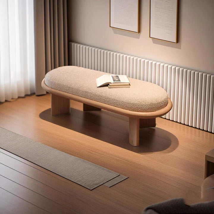 CAPRI Japandi Boucle Bench