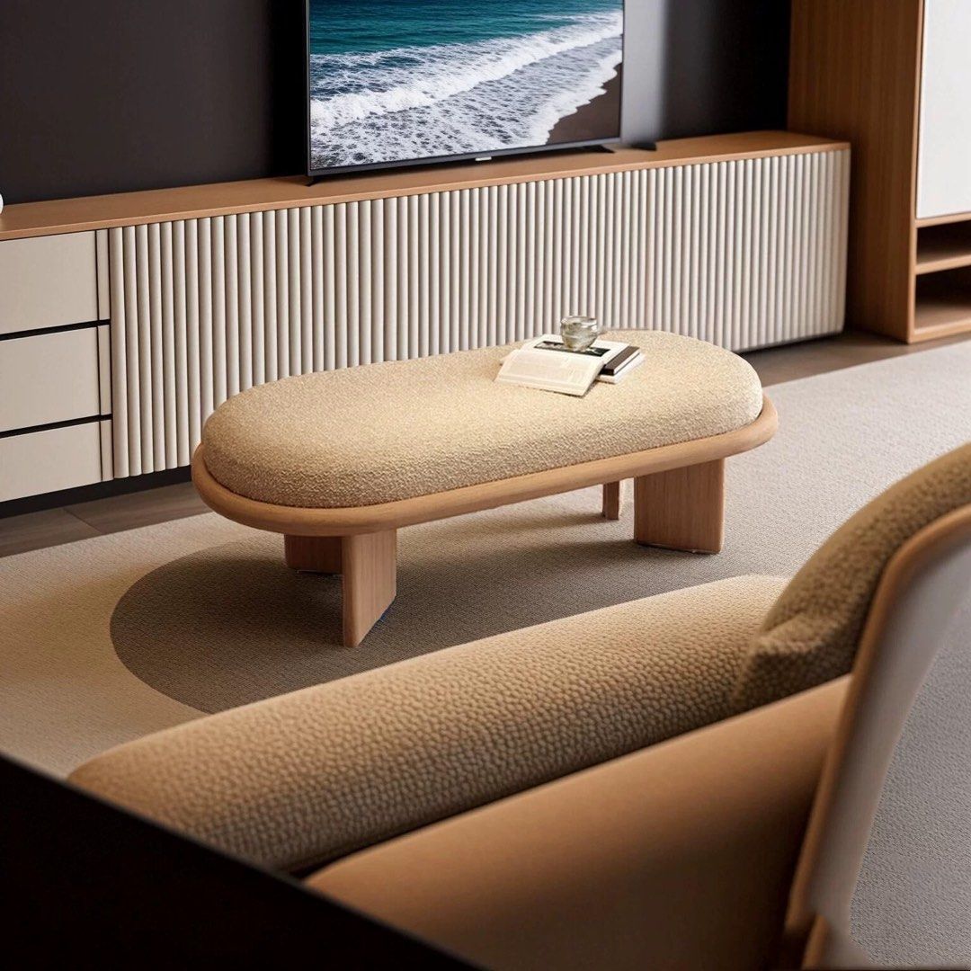 CAPRI Japandi Boucle Bench