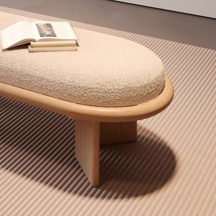 CAPRI Japandi Boucle Bench
