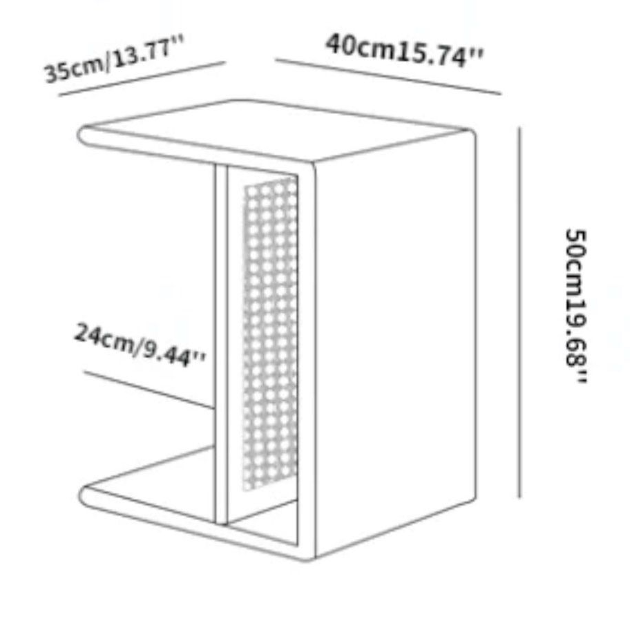 SEAN C End Table With Storage