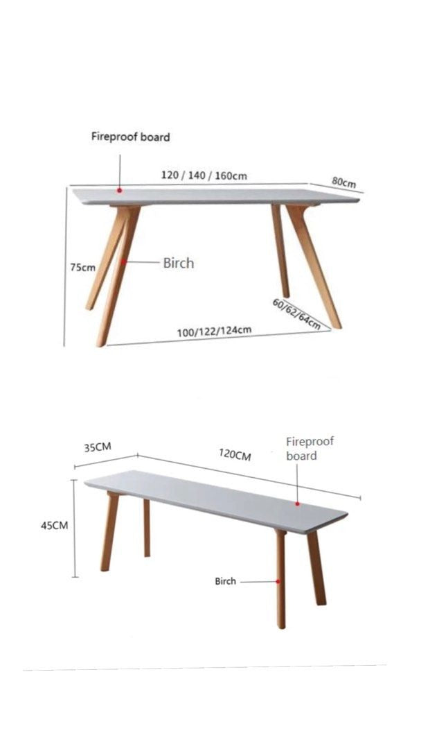 HECTOR Rectangular Dining Table Set