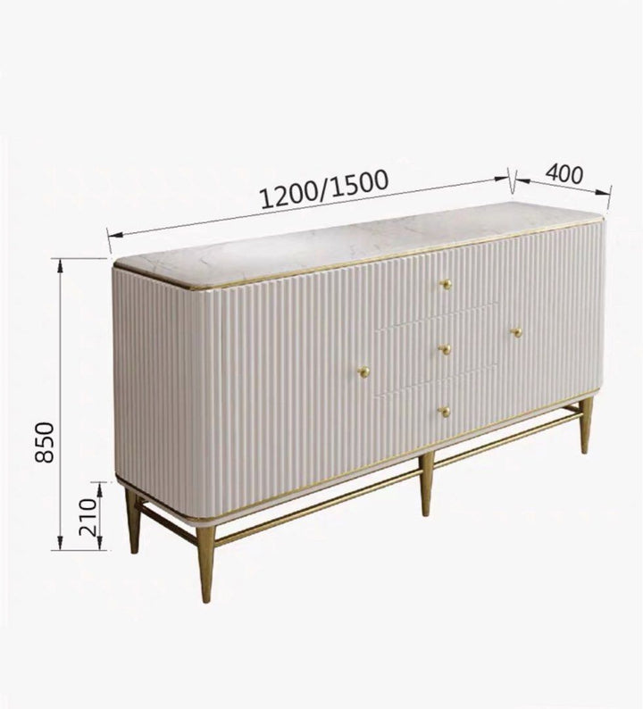 HARPER Modern Marble Sideboard