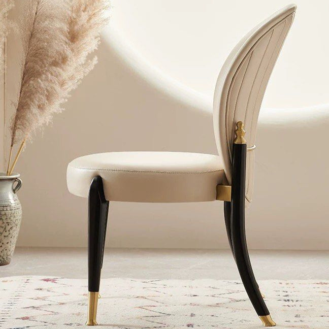 ALMEC Victorian Leather Dining Chair