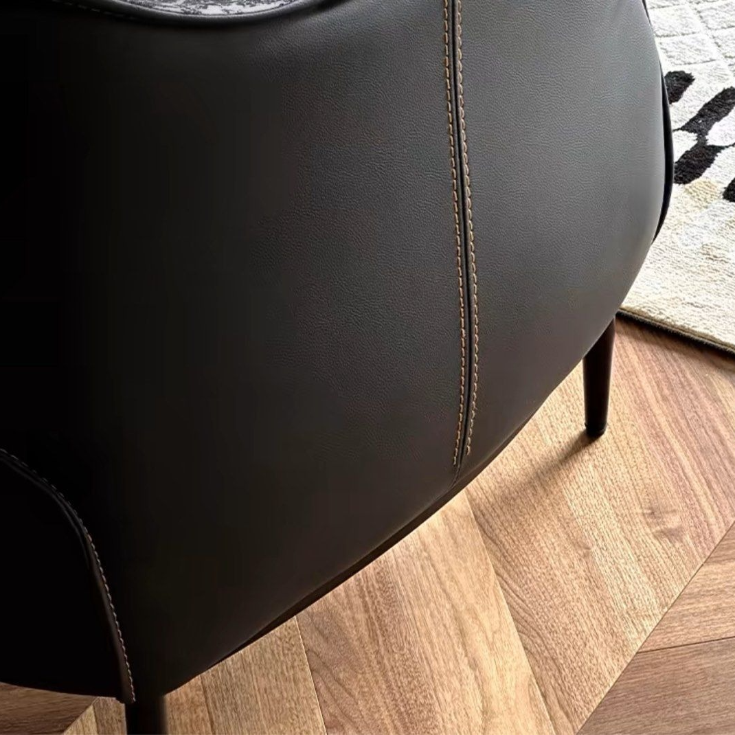 HYERIN Vintage Fabric Leisure Chair