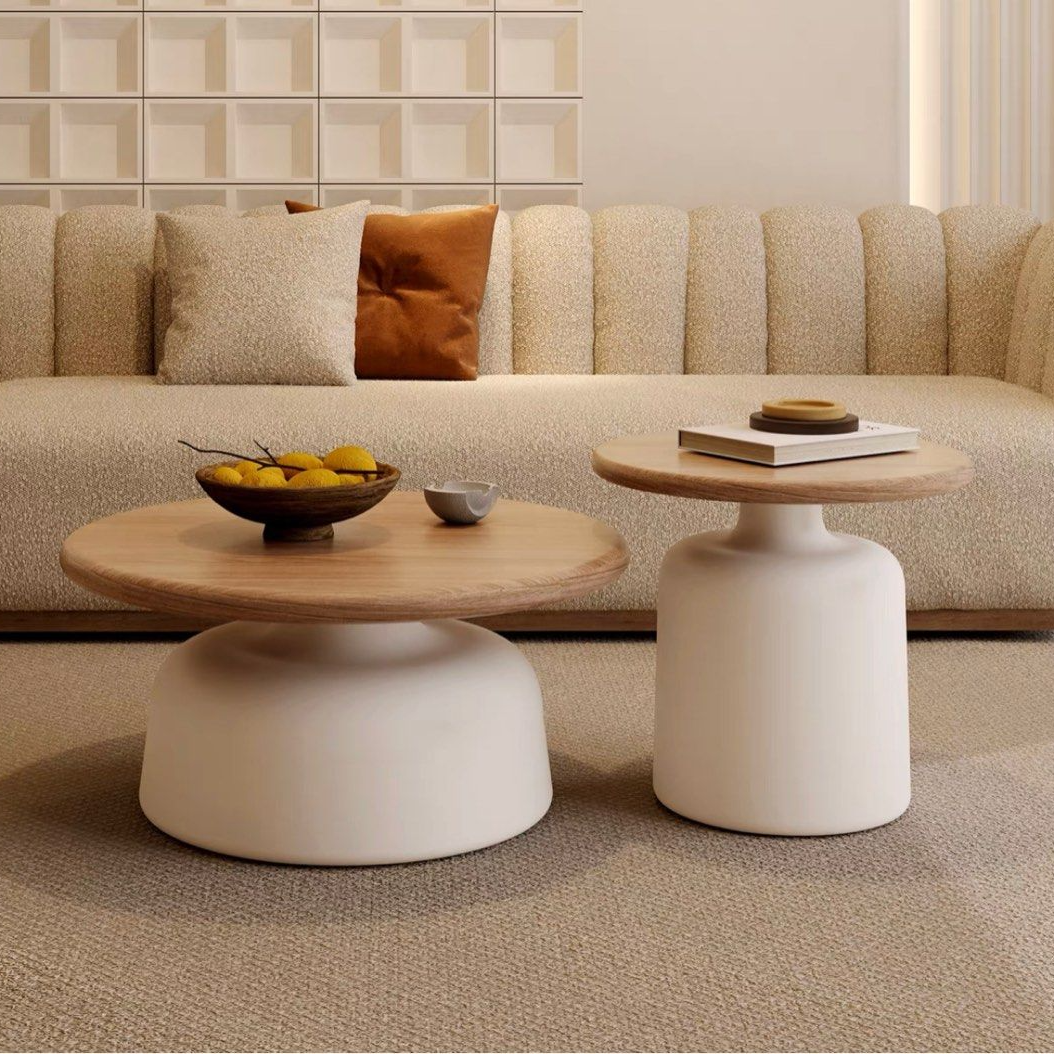 VERME Modern Solid Wood Coffee Tables