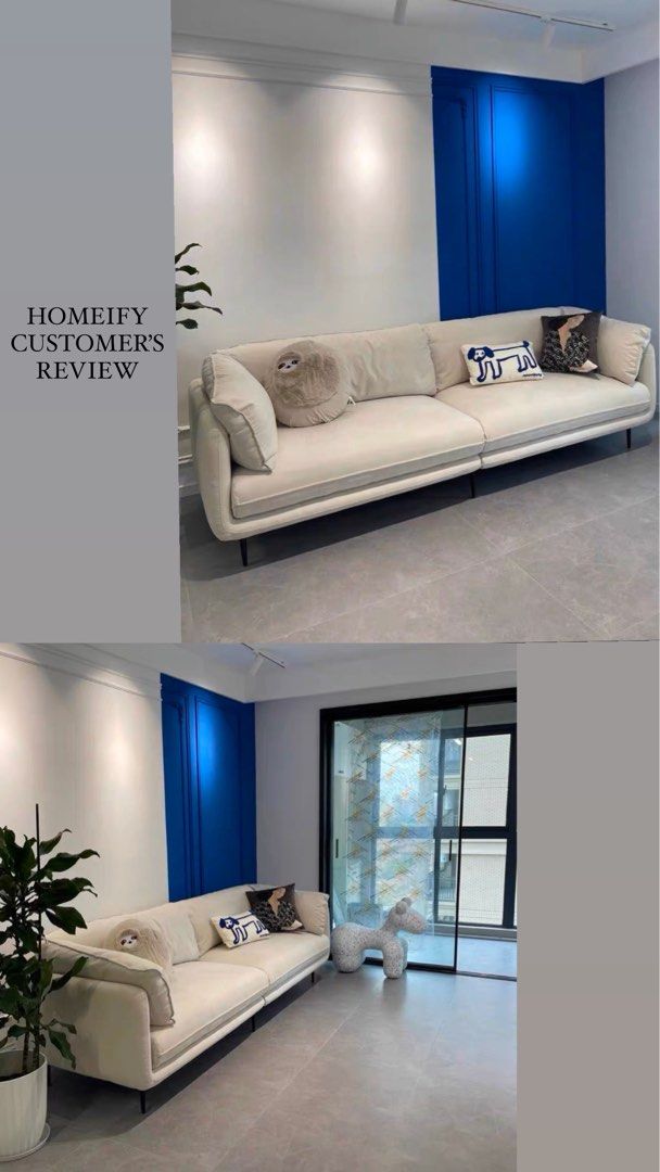 ELVORA Modern Fabric Sofa