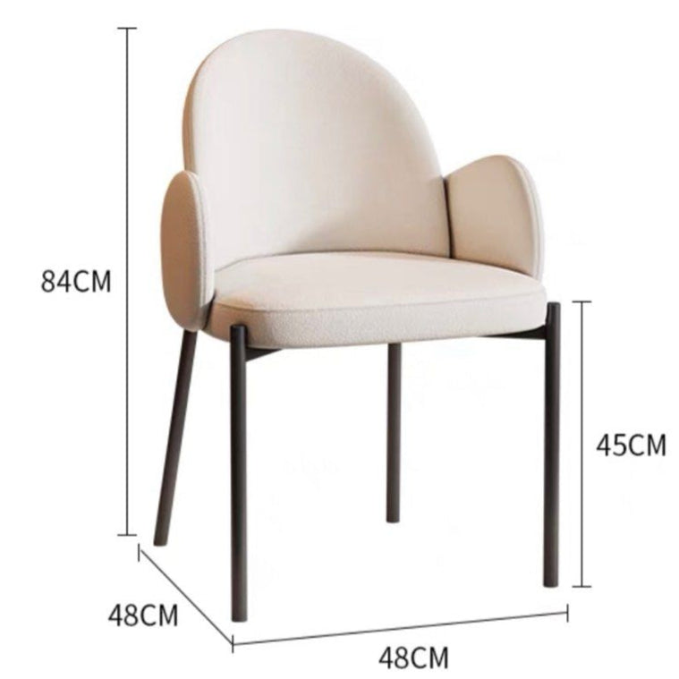 IRENE Modern Leather Dining Chair