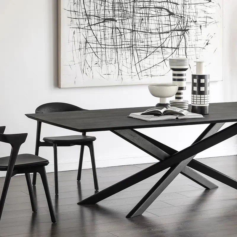 FALCE Modern Solid Wood Dining Table