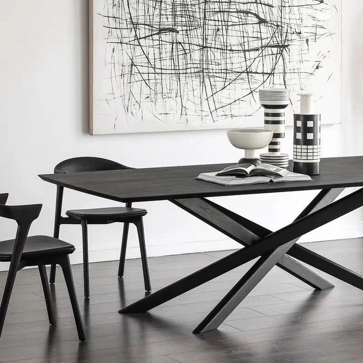 FALCE Modern Solid Wood Dining Table