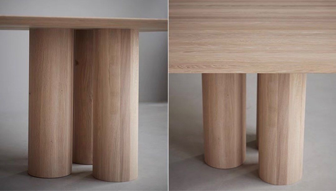 ROFI Modern Solid Wood Dining Table