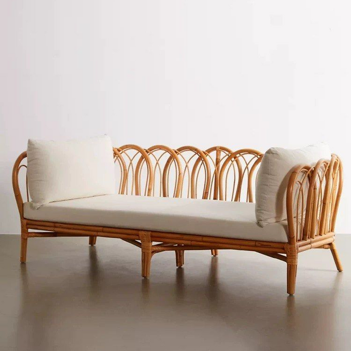 ARDE Rustic Rattan Sofa
