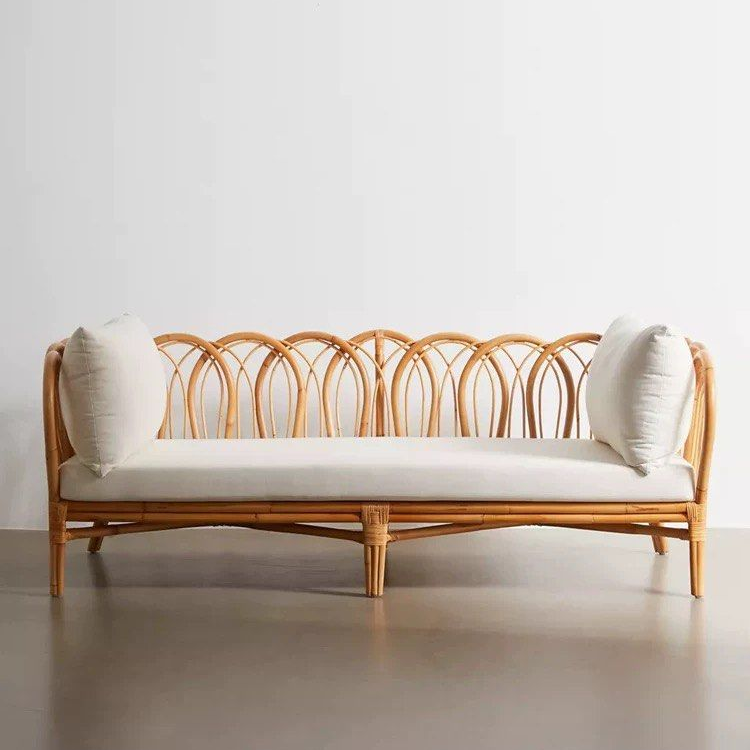 ARDE Rustic Rattan Sofa