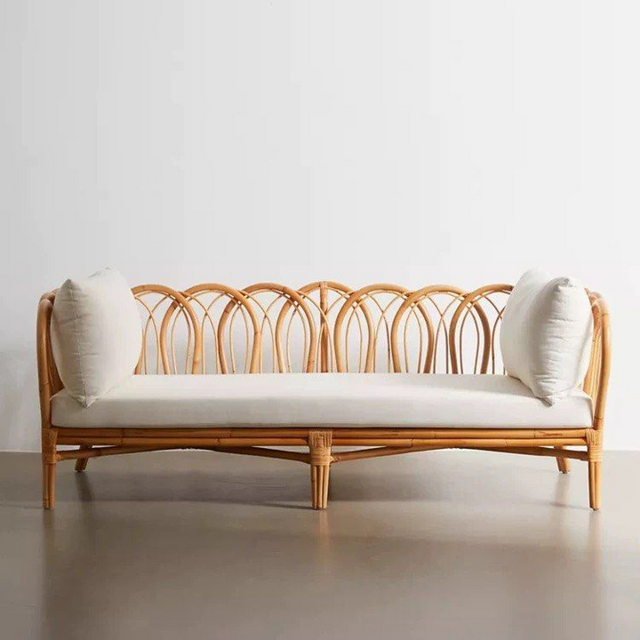 ARDE Rustic Rattan Sofa